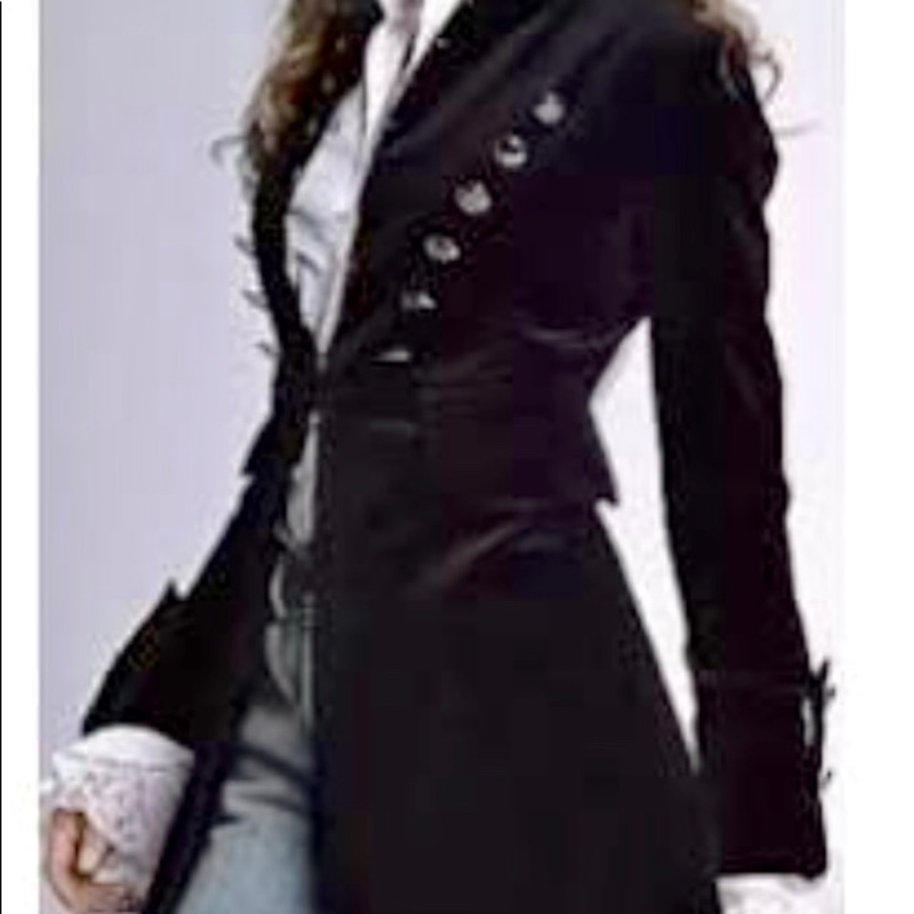 Long velvet coat